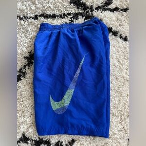 Nike Blue swim trunks